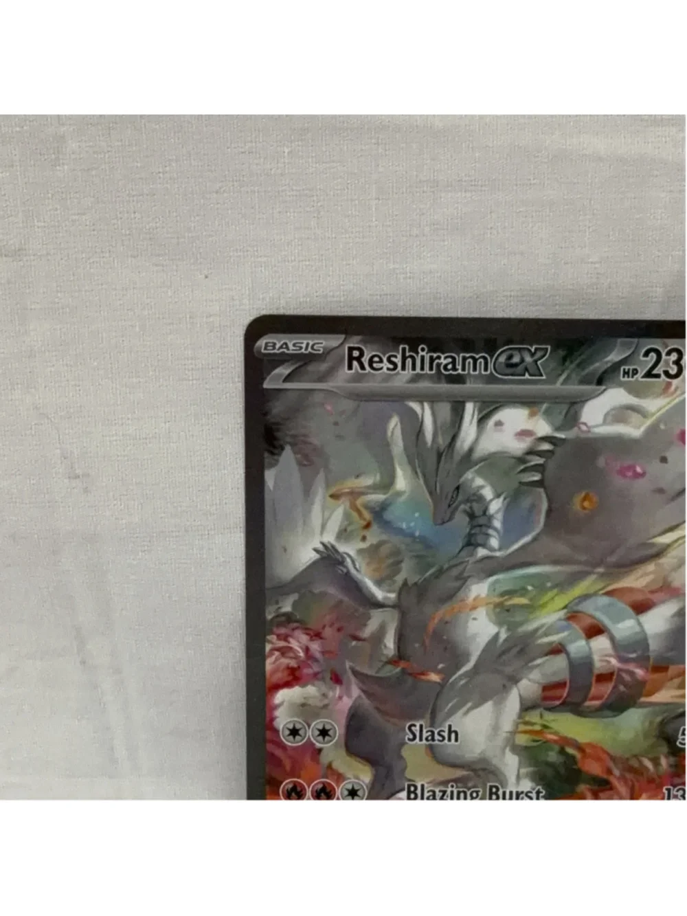 Pokémon Reshiram EX 166/086 Full Art Holo Special Illustration Rare TCG